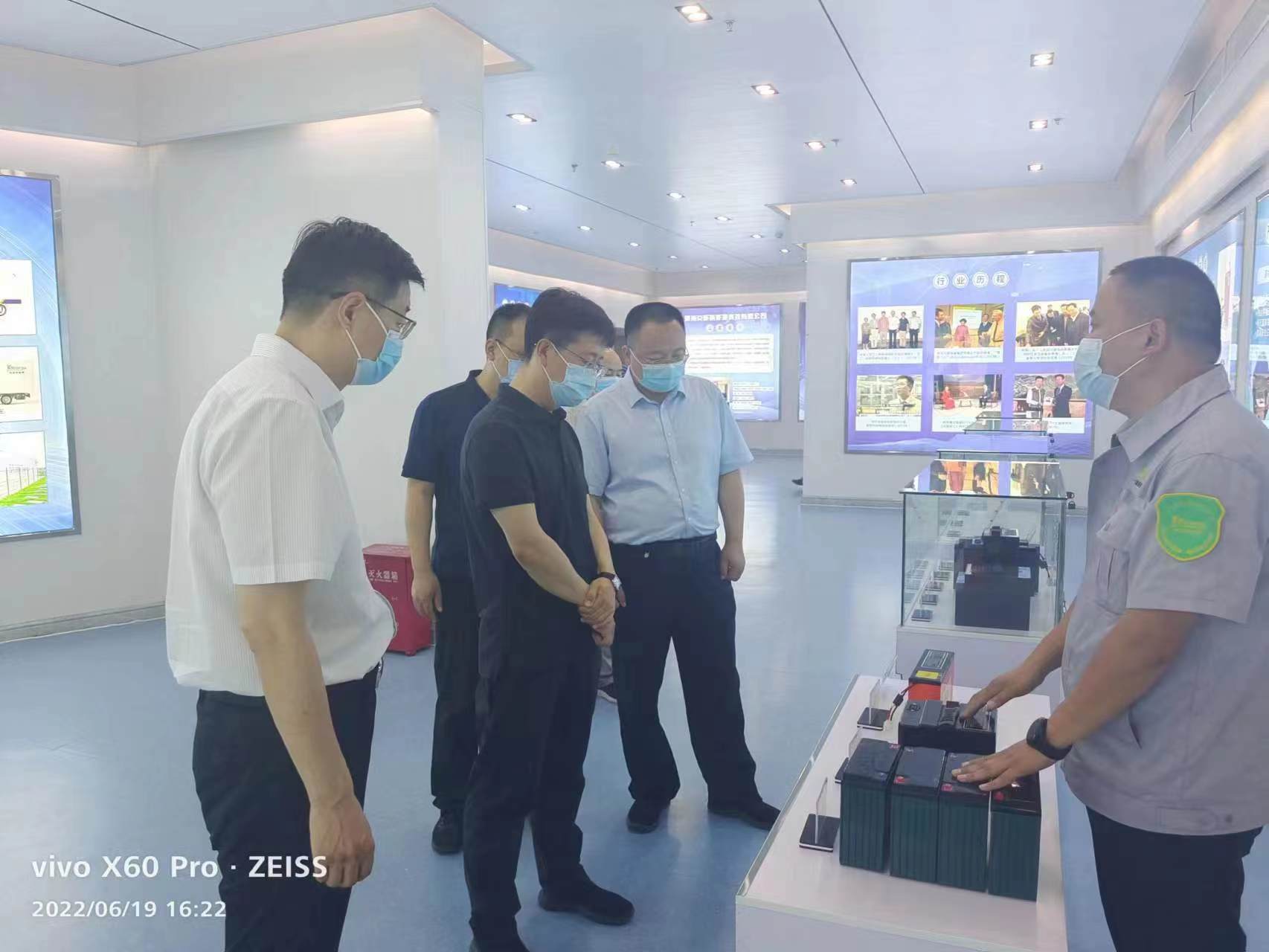 安陽市政府市長(zhǎng)高永到克能新能源調(diào)研（2022年6月19日）
